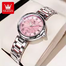 OLEVS 5608 ساعة نسائية ماركة فاخرة ساعة كوارتز مقي...